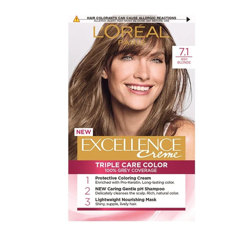 L’Oreal Excellence Creme Hair Color – 100% Grey Coverage with Triple Care- 26 Shades-15