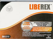 LIBEREX Ashwagandha, Tribulus & Saffron 30 Tablets – Physical & Mental Vitality Support-1