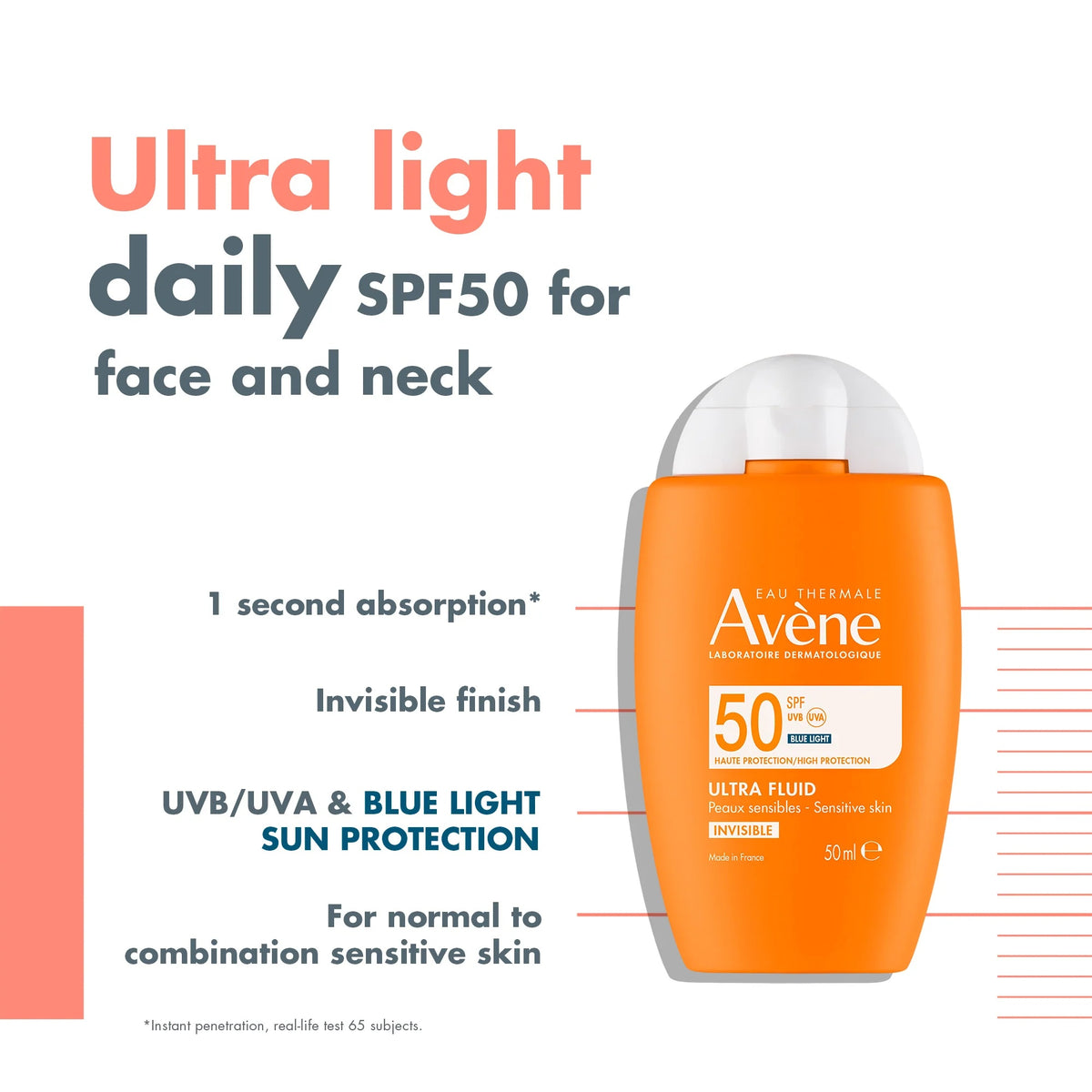 Avene Ultra Fluid Invisible SPF 50+ 50ml-3