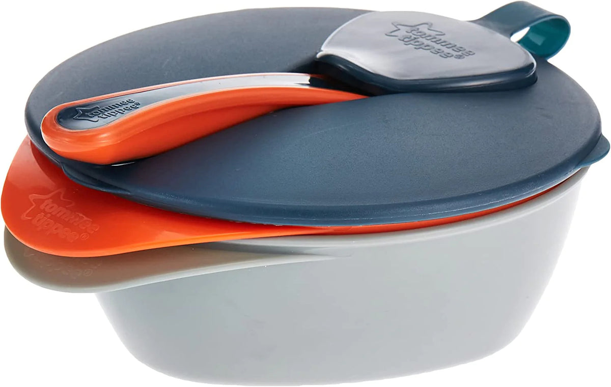Tommee Tippee – Tommee Tippee Explora Easy Scoop Feeding Bowl Lid And Spoon-1