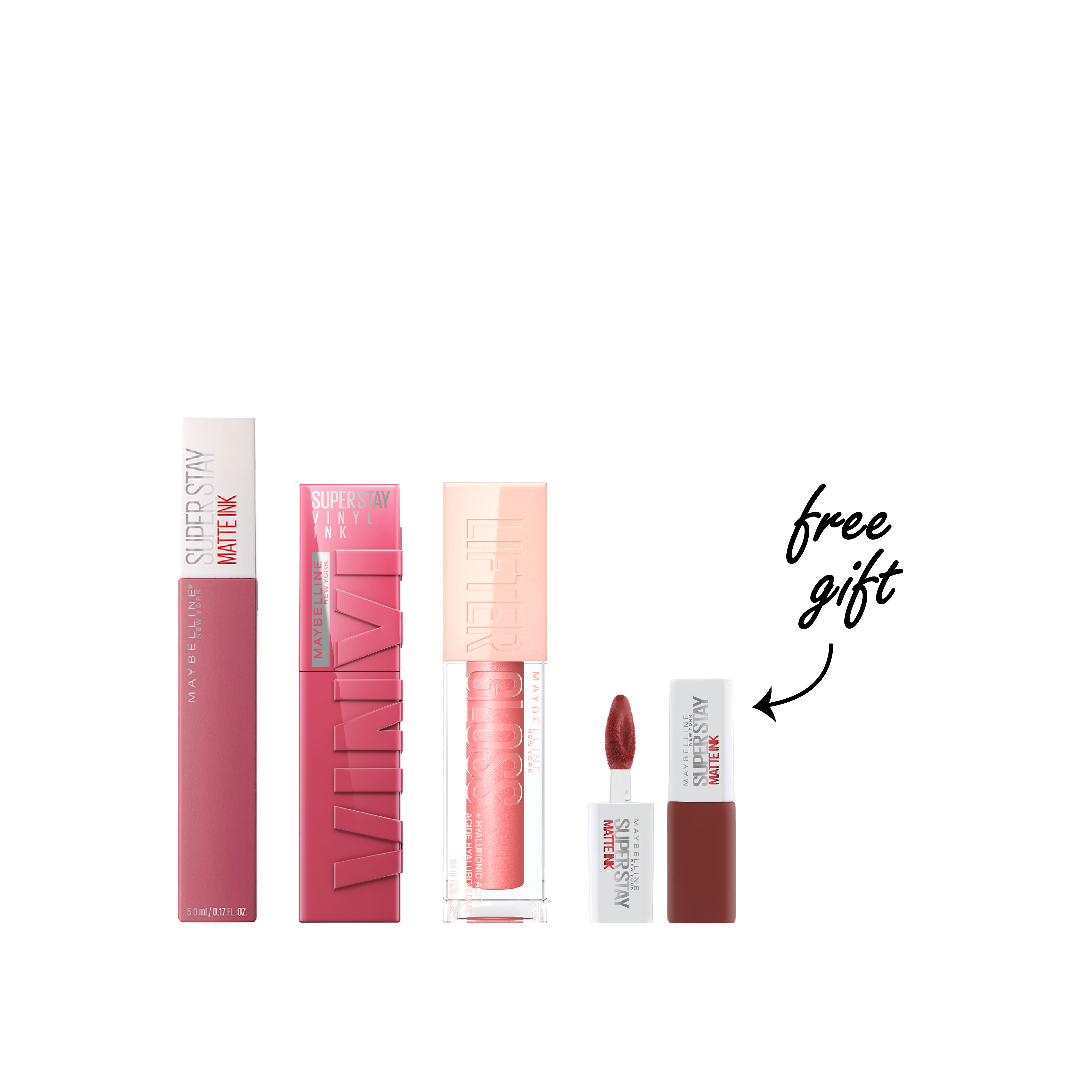 Maybelline Lipstick Essentials Bundle – 20% Off + Free Mini Matte Ink (2)-1