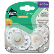 Tommee Tippee Closer to Nature Night Time Orthodontic Soothers 18-36 Months-1