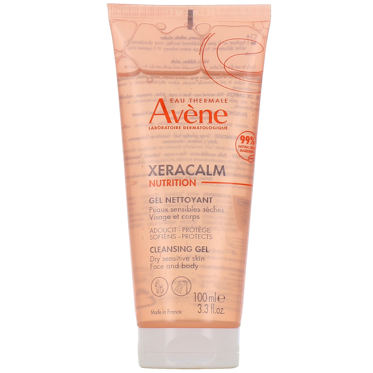 Avene Xeracalm Nutrition Gel Nettoyant Cleansing Gel 400ML - Gentle Cleanser for Dry and Sensitive Skin-4