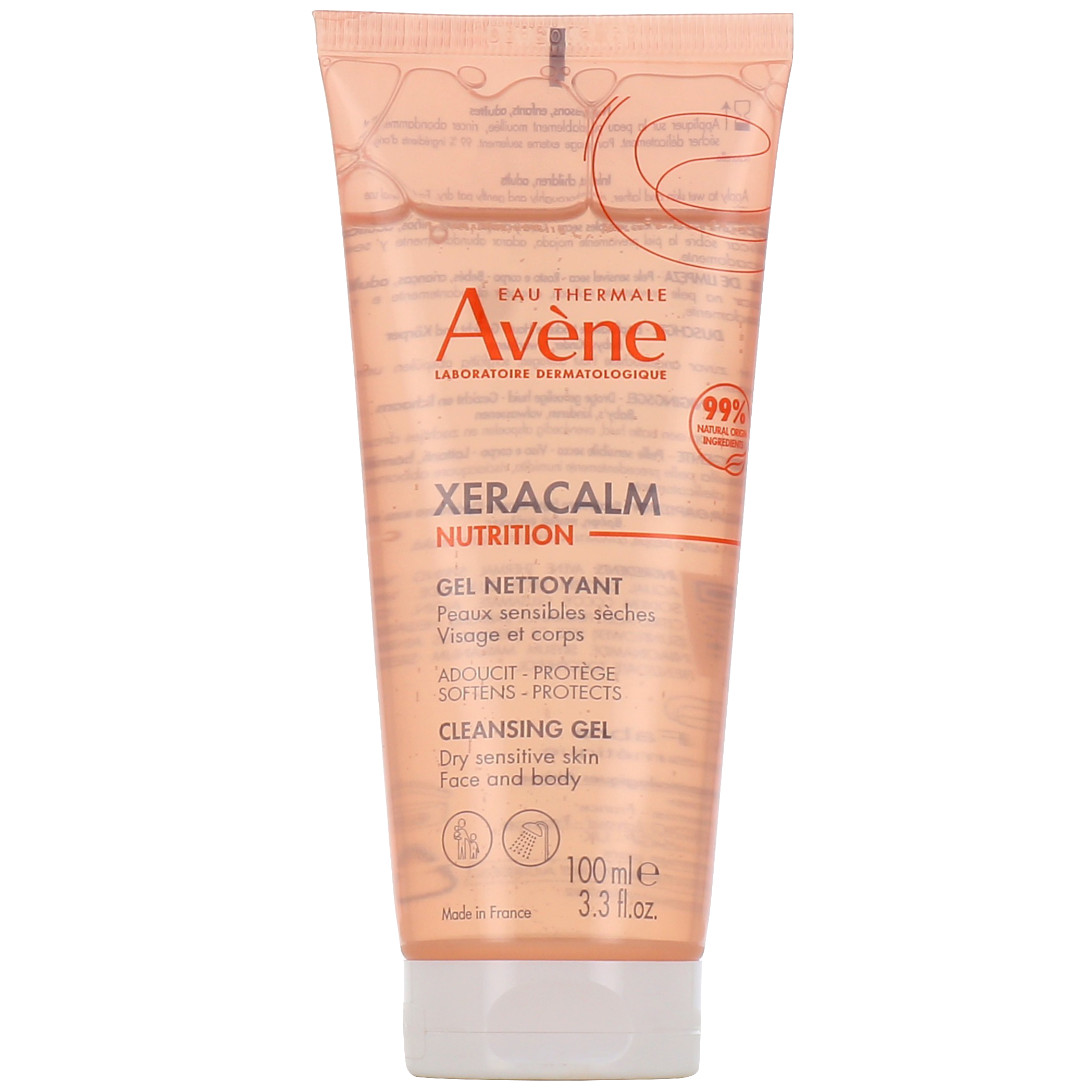 Avene Xeracalm Nutrition Gel Nettoyant Cleansing Gel 400ML - Gentle Cleanser for Dry and Sensitive Skin-4
