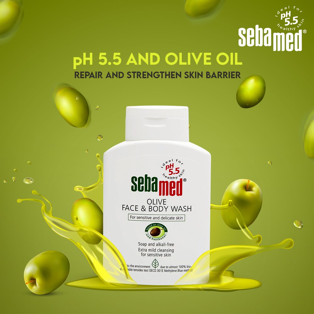 Sebamed Olive Face and Body Wash-2