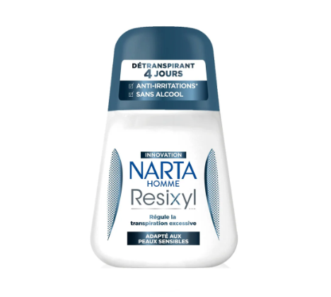 Narta Homme Resixyl Roll-On 50ml – Compact 48h Anti-Perspirant Protection-1
