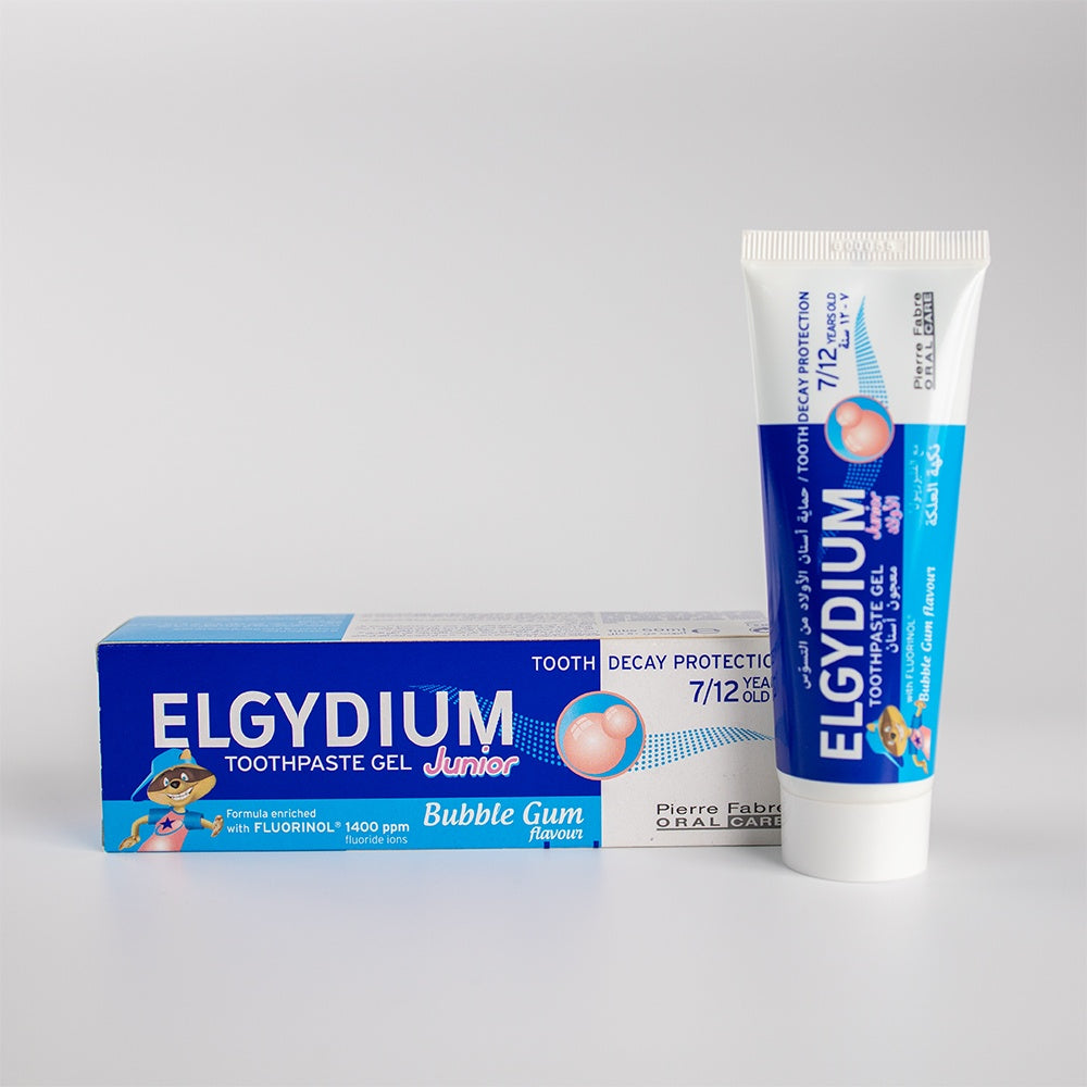 Elgydium Junior Bubble Gum Toothpaste Ages 7 to 12 – Fun and Effective Cavity Protection (50ml)-3