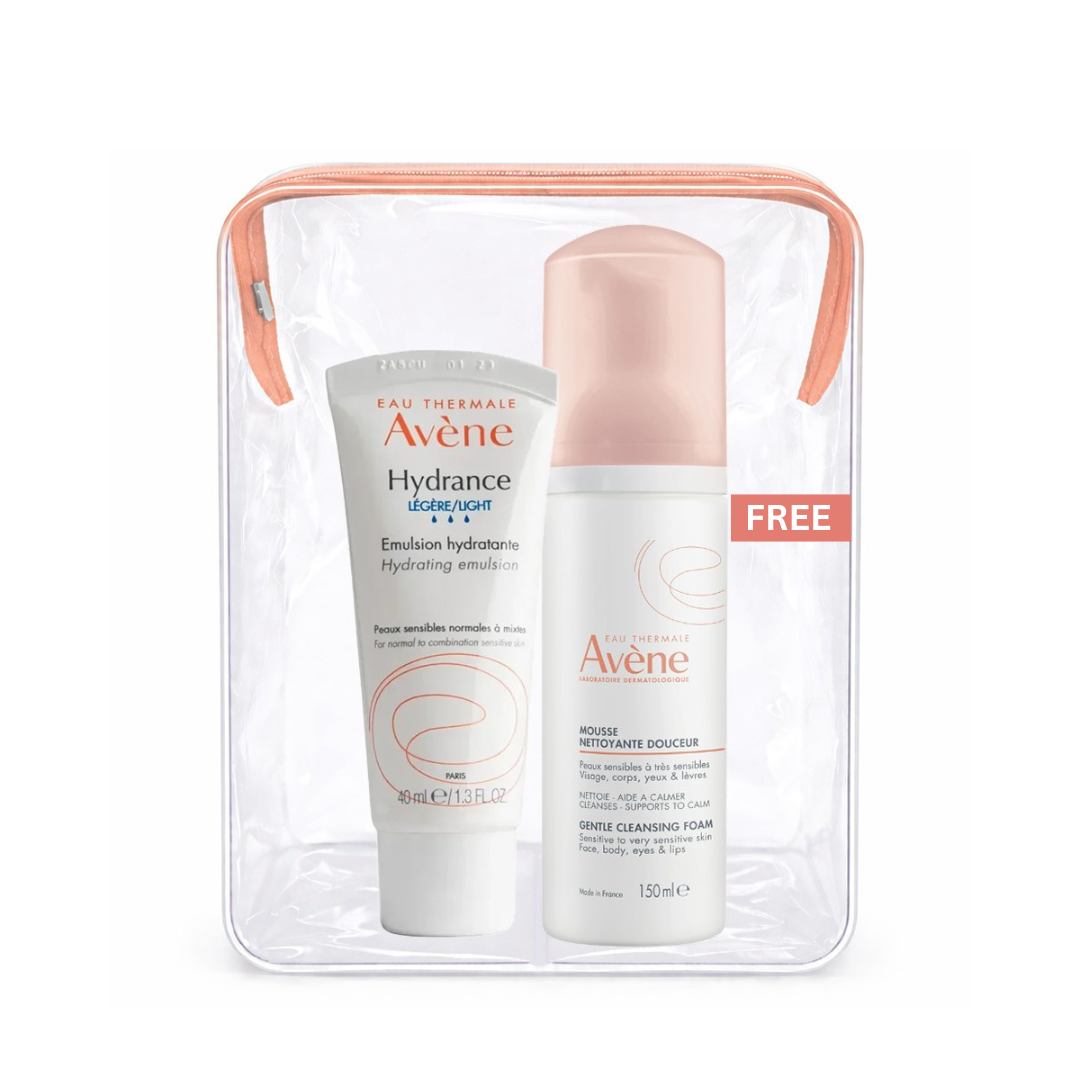 Avene Hydrating Emulsion Hydrance Light and get a FREE 150ml Avène Cleansing Foam