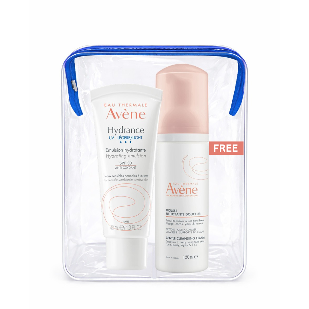 Avene Hydrance UV Light SPF 30 Emulsion and get a FREE 150ml Avène Cleansing Foam.