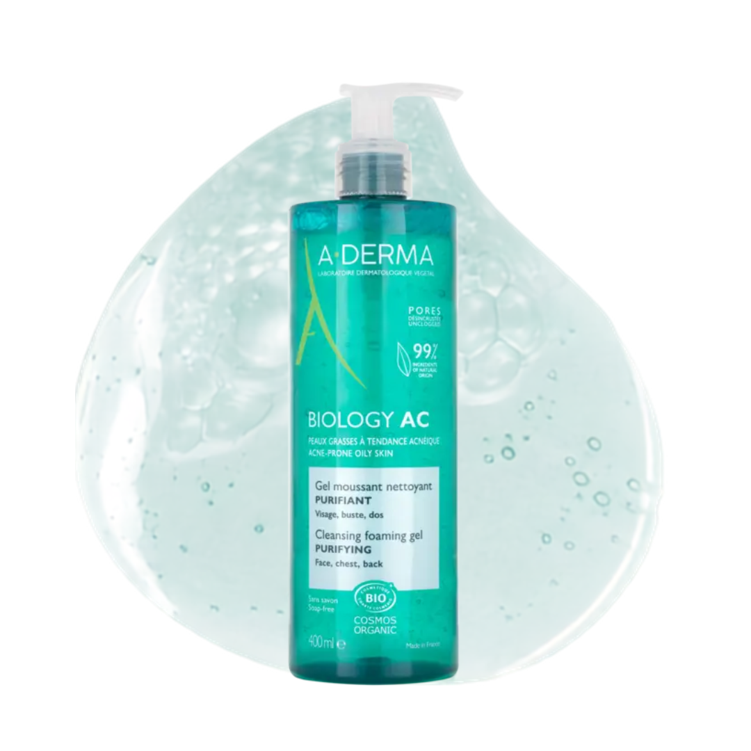 Aderma Biology AC Purifying Foaming Cleansing Gel – 200ml & 400ml