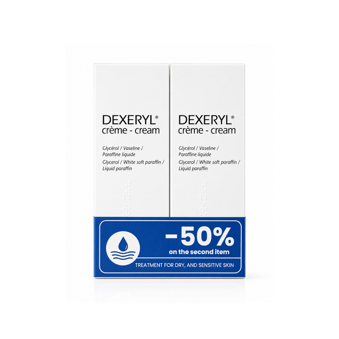 Dexeryl emollient cream for dry to atopic skin, 250g, Buy 1 get 50% off on 2nd Dexeryl emollient cream
