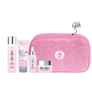L'Oréal Paris Cannes Festival Glycolic Bright Skincare Set + Free Pink Cosmetic Pouch-1