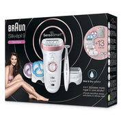 Braun Silk-epil 9 SkinSpa SensoSmart Wet & Dry Epilator with 3-in-1 Trimmer-1