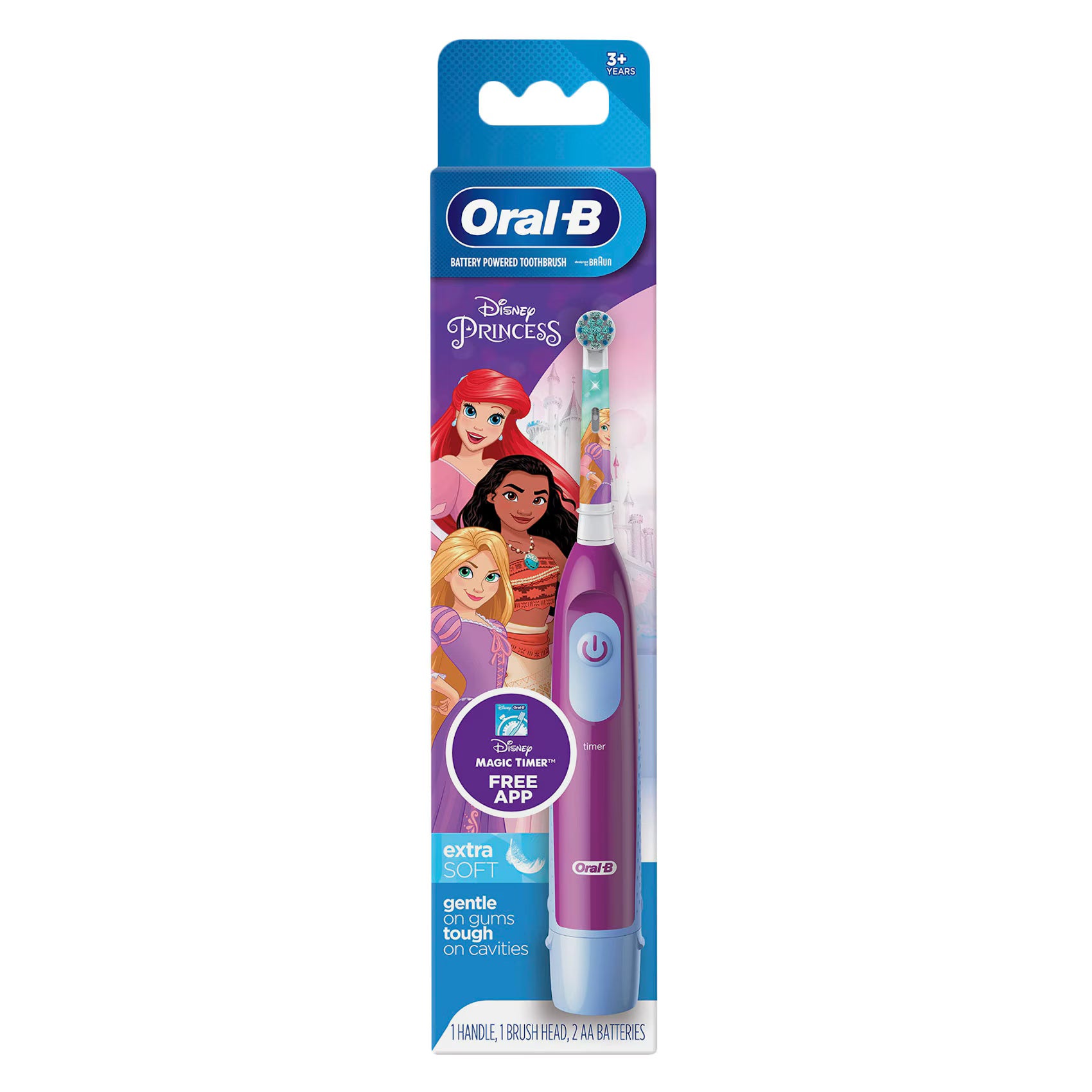 Oral-B Disney Princess Battery Powered Toothbrush for Kids-1