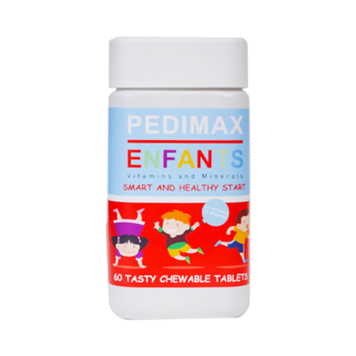 Pedimax Chewable Kids Multivitamin Tablets - Supports Growth & Immunity (30 Tablets)-1
