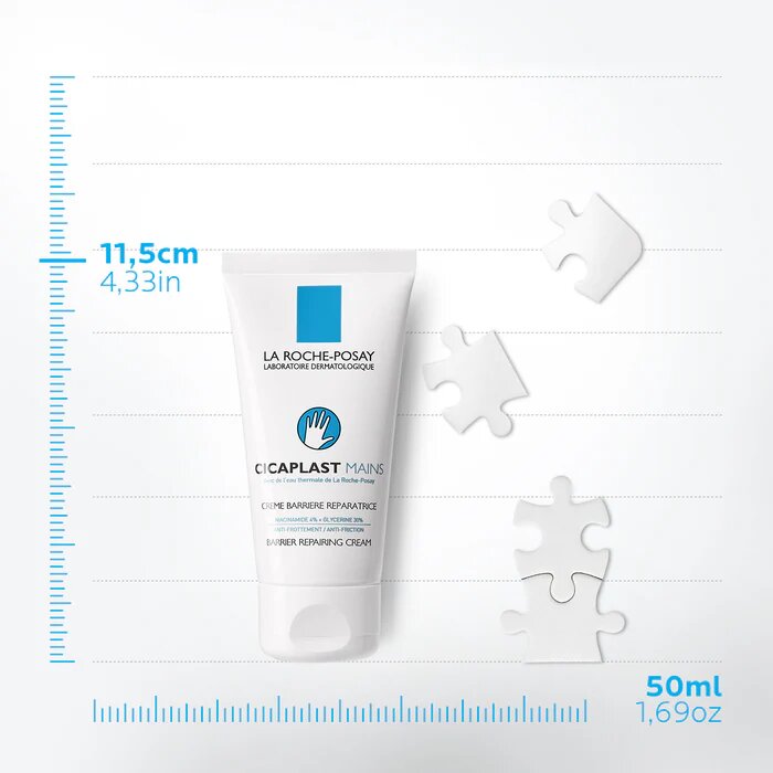La Roche Posay Cicaplast Mains Moisturiser for Dry and Damaged Hands 50ml-4