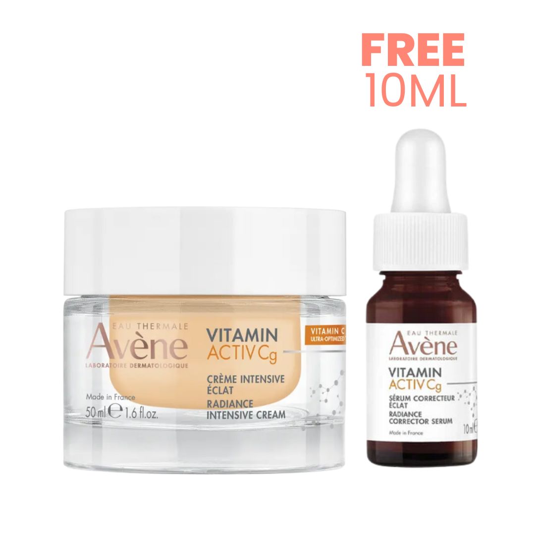Avene Vitamin Activ Cg Radiance Intensive Cream for Anti-Aging and Skin Brightening 50 ml (Add on 10ml serum gift )-1
