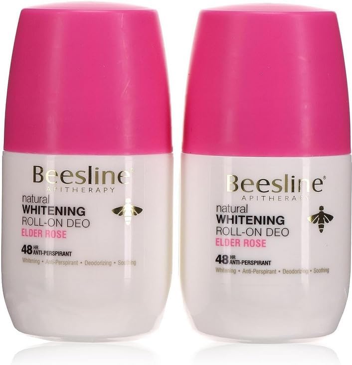Beesline Natural Whitening Roll-On Deo Elder Rose 1+1 Free Second Piece 2x50ml-3