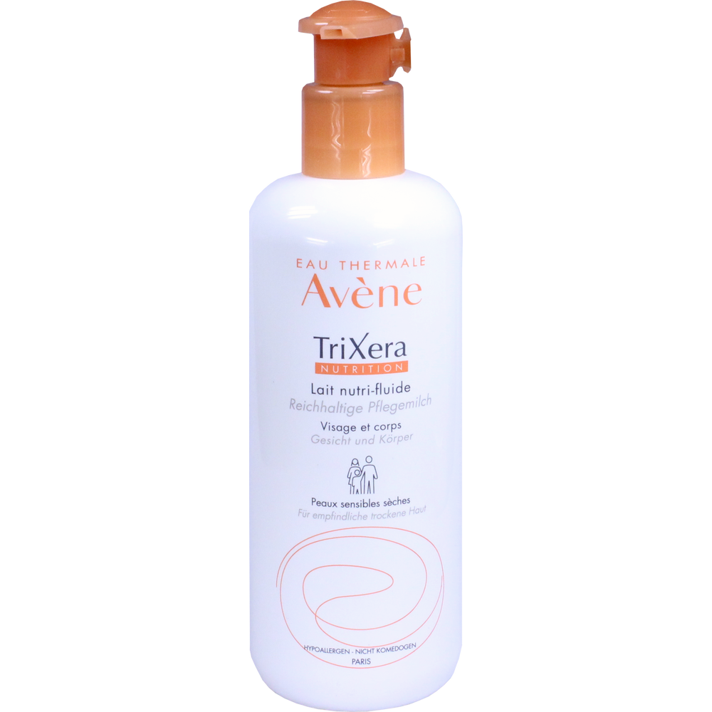 Avene Trixera Nutrition Nutri-Fluid Lotion 400ML - Intense Hydration for Dry and Sensitive Skin-1
