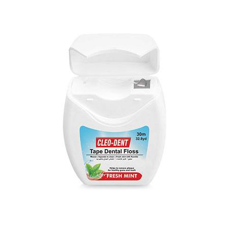 Cleo-Dent Tape Dental Floss – Smooth Glide for Tight Teeth & Gum Health-1