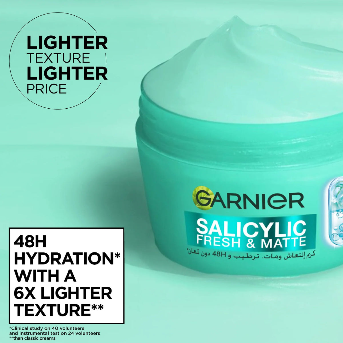 Garnier Salicylic Fresh & Matte Cream 85 ml