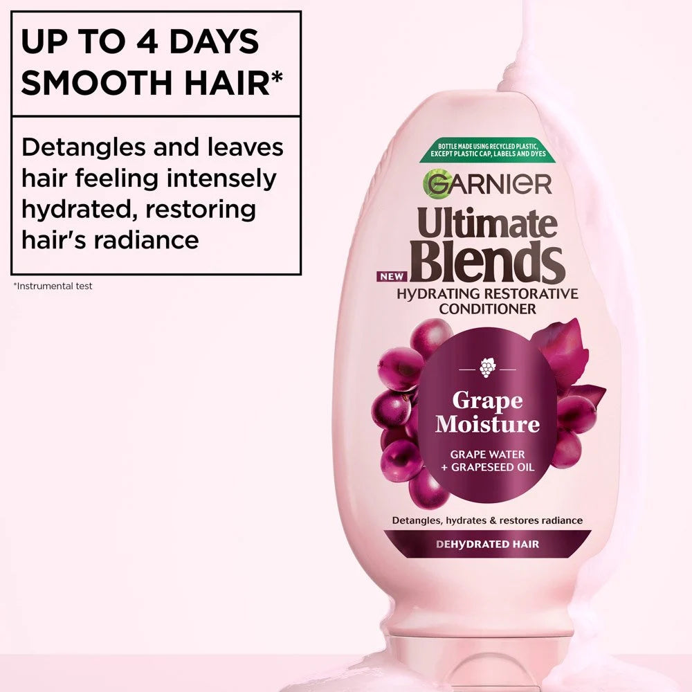 Garnier Ultra Doux Grape Moisture Conditioner 200ml Hydrating Shine Care