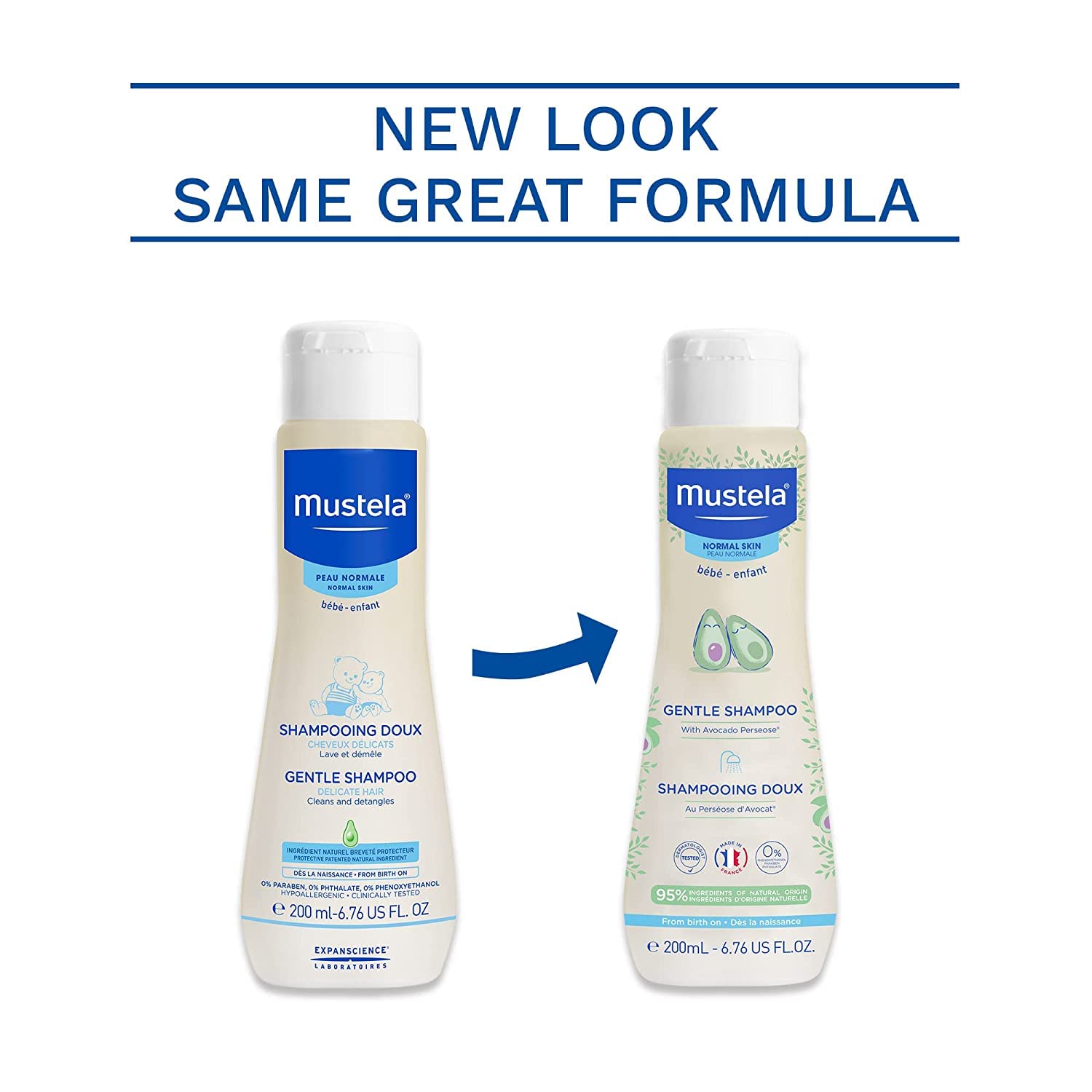 Mustela Gentle Shampoo, Shampooing Doux - 200ml-5