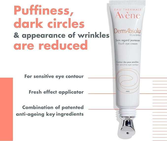 Avene DermAbsolu Youth Eye Care 15ML - Revitalizing Treatment for Youthful, Radiant Eyes-2