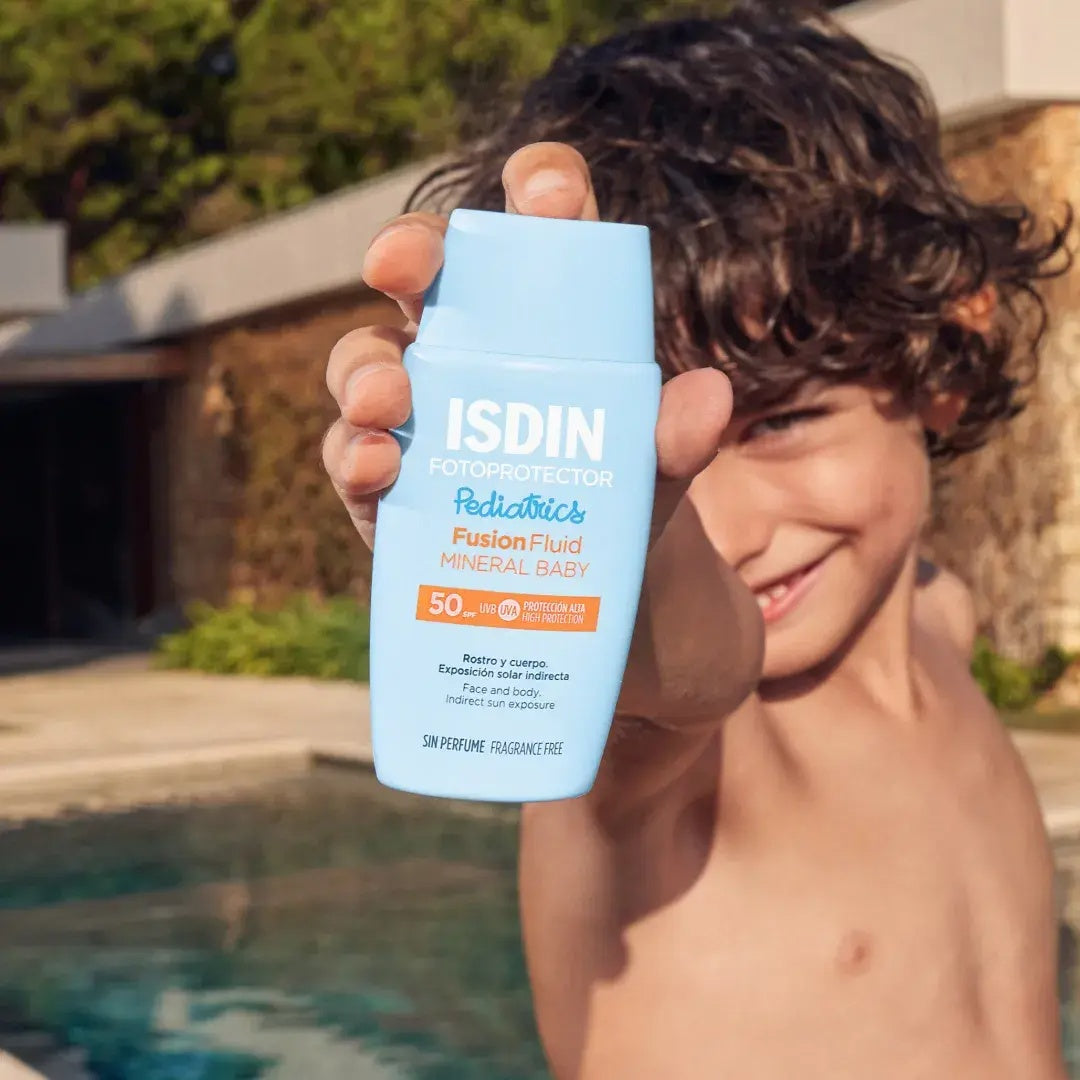 ISDIN Pediatrics Fusion Fluid Mineral Baby SPF 50+ 50ml | High Protection Mineral Sunscreen for Baby’s Sensitive Skin-4