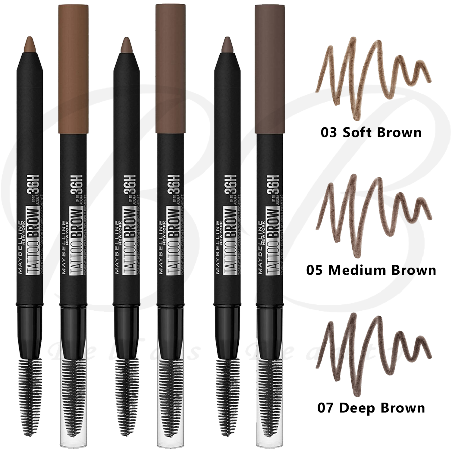 Maybelline Tattoo Studio 36H Brow Pencil – Long-Lasting Waterproof Definition-2