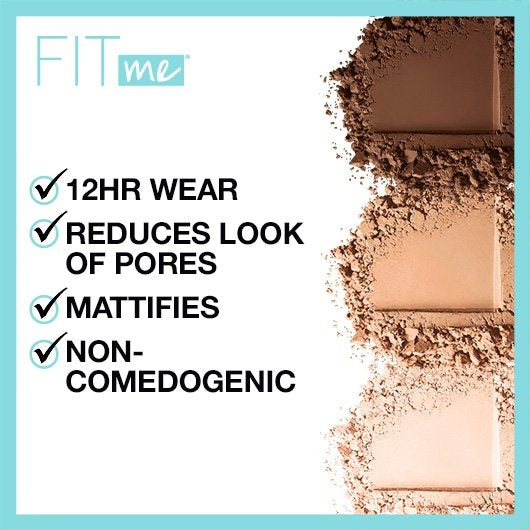 Maybelline Fit Me Matte + Poreless Powder | Lightweight, Shine-Control Face Powder-4