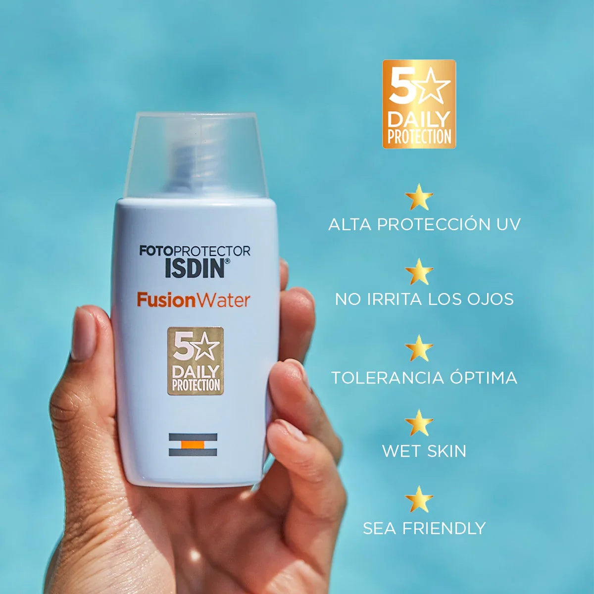 ISDIN Fotoprotector ISDIN Fusion Water Magic SPF 50 | Lightweight Sunscreen for Face and Body-2