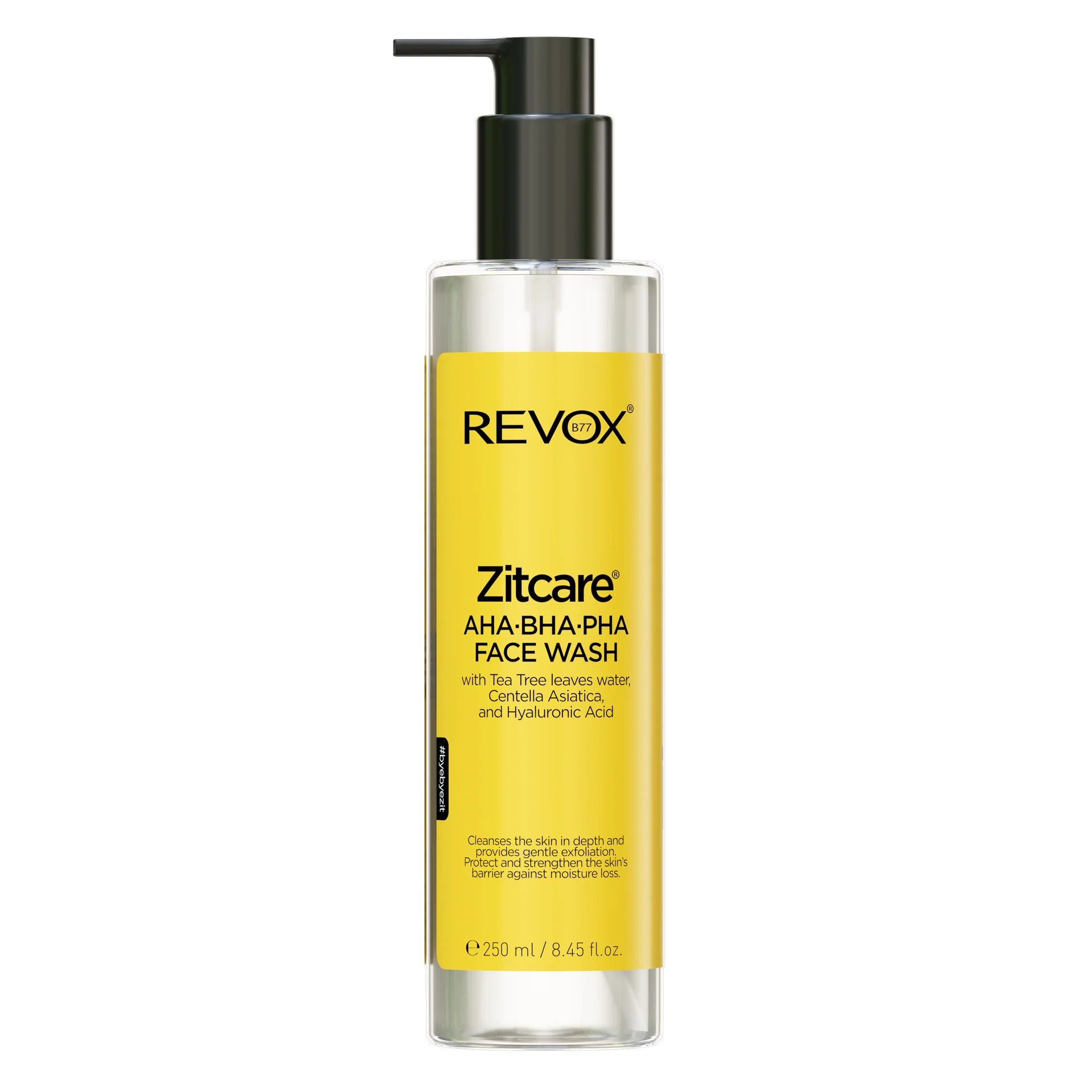 REVOX B77 JUST Zitcare AHA BHA PHA Face Wash for Gentle Exfoliation 250ml-1