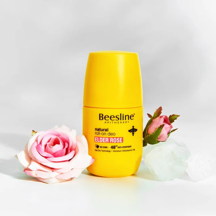 Beesline Natural Roll On Deo Elder Rose-2