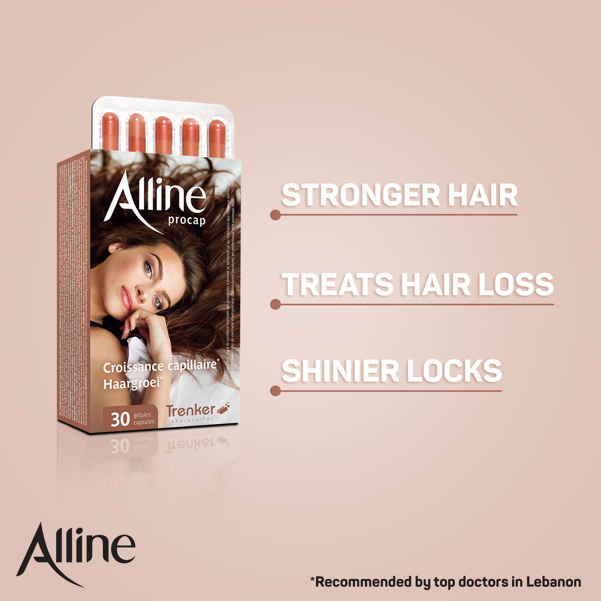 Alline Procap Hair Growth 30 Capsules-4
