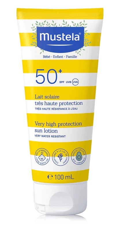 Mustela Very High Protection Sun Lotion - SPF 50+ - Kids Sun Protection-6
