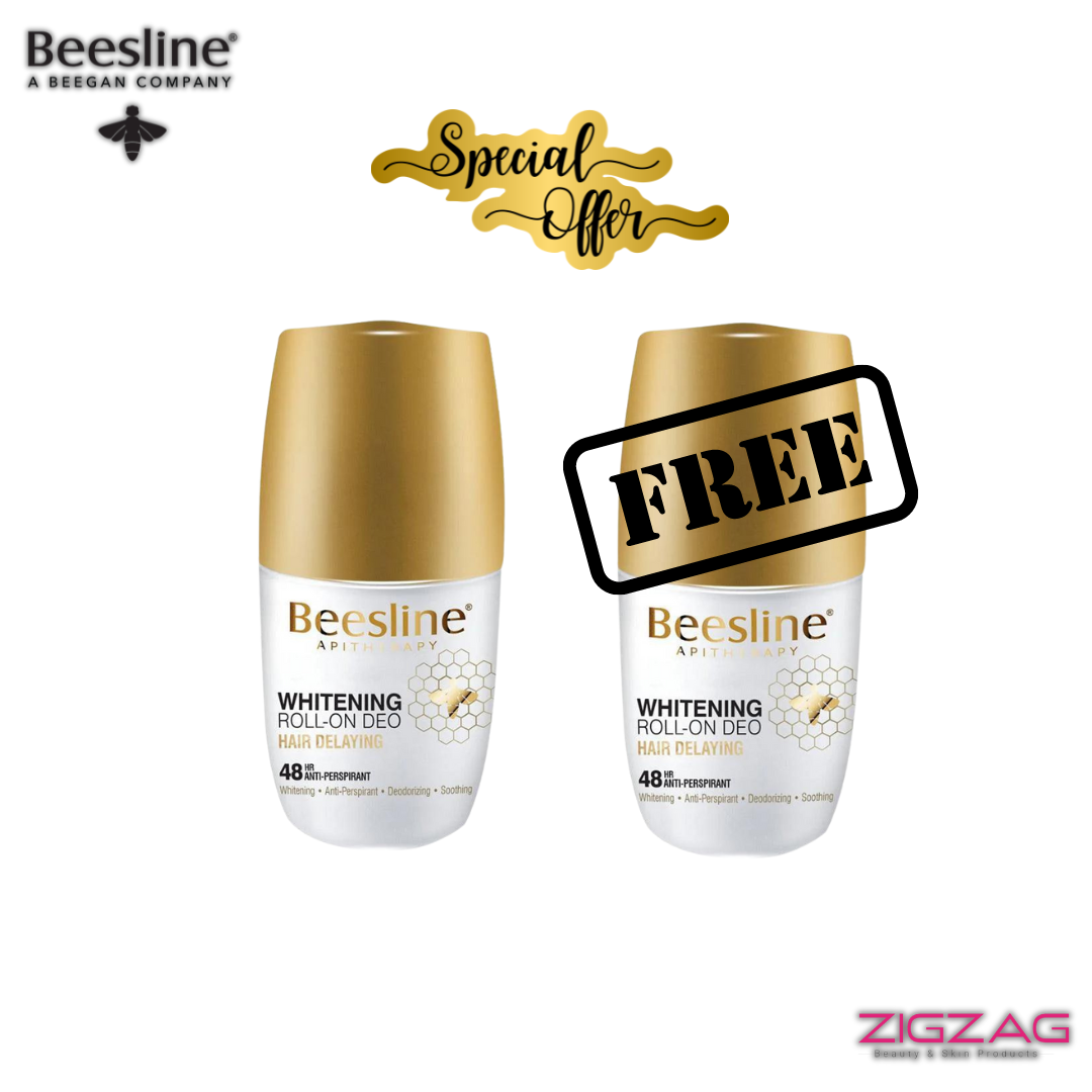 Beesline Whitening Hair Delaying Deo Roll-On 50ml - Buy One, Get One Free-2