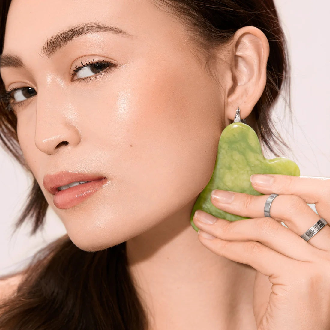 Ecotools Roller Jade + GuaSha Stone Duo-5