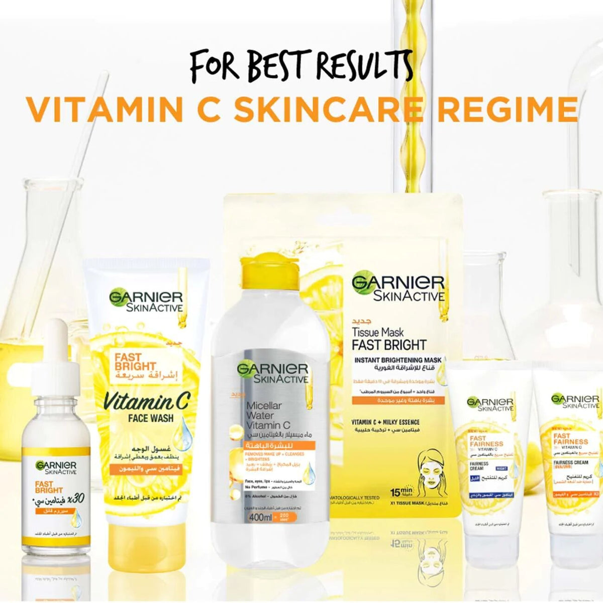 Garnier Skinactive Fast Bright Vitamin C Brightening Face Wash-4