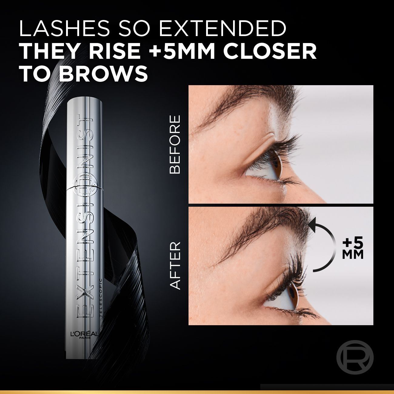 L’Oreal Paris Telescopic Extensionist Mascara Black 9.9ml-5
