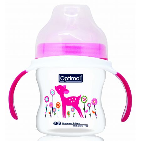 Optimal Extra Wide Neck Feeding Bottle - Handle (2)-1