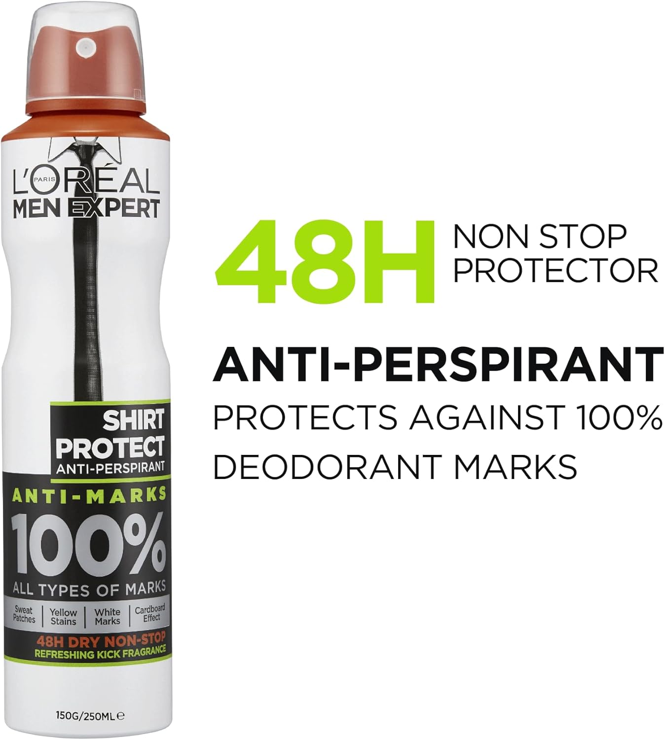L'Oreal Paris Men Expert Shirt Protect Deodorant Spray 150 ml – Anti-White Mark Defense-3