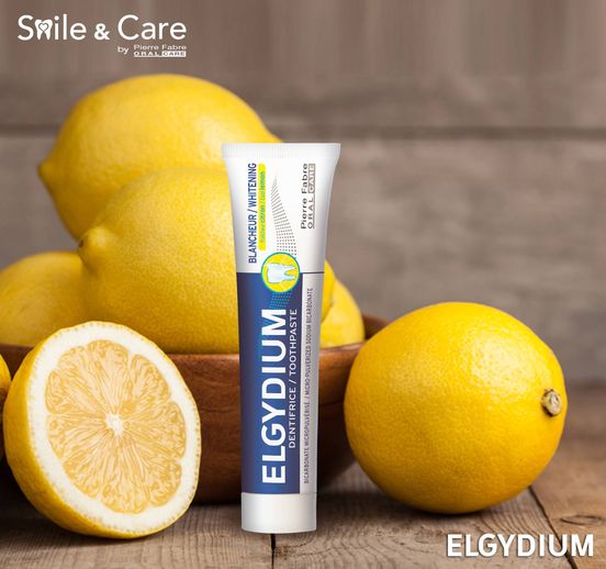 Elgydium Whitening Cool Lemon Toothpaste – Stain Removal & Enamel Care 75ml-3