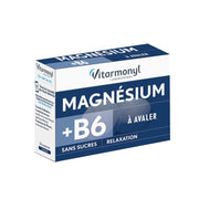 Vitarmonyl Magnesium + B6 300 mg Marine Magnesium 30 Tablets- Sugar Free, Relaxation-1