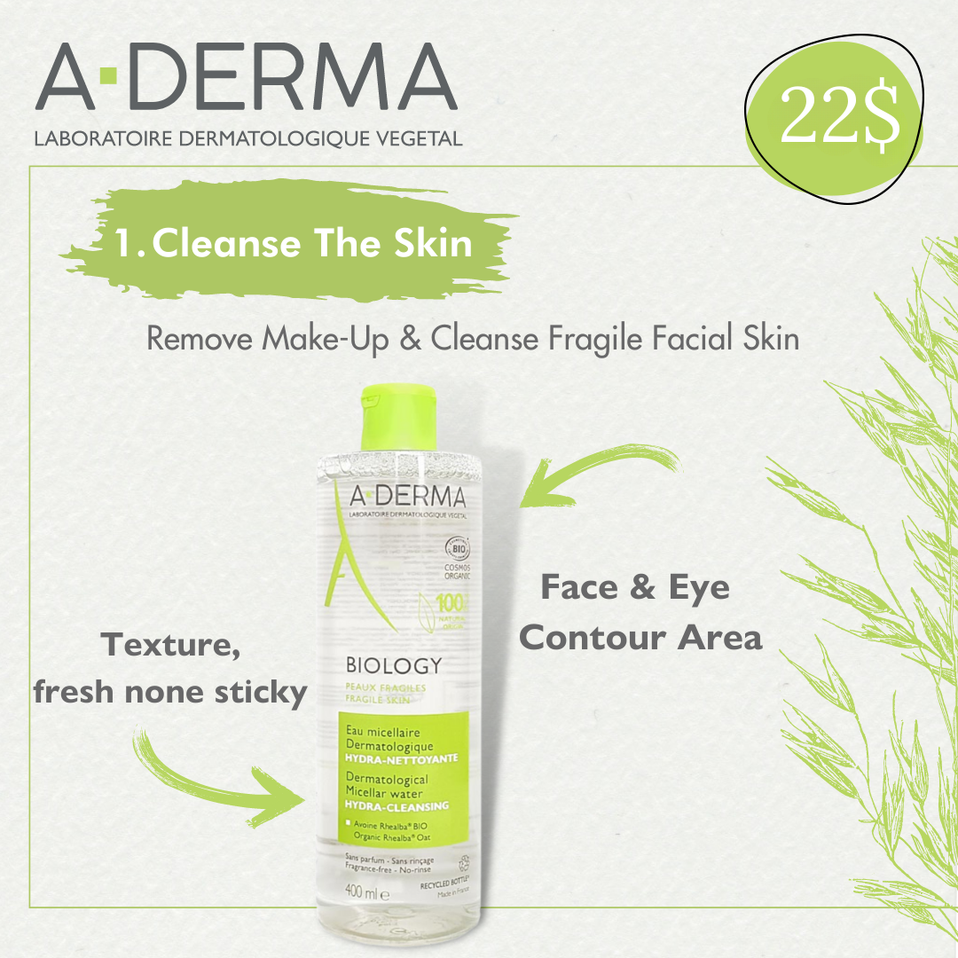 ADERMA Biology Hydra-Cleansing Dermatological Micellar Water-5