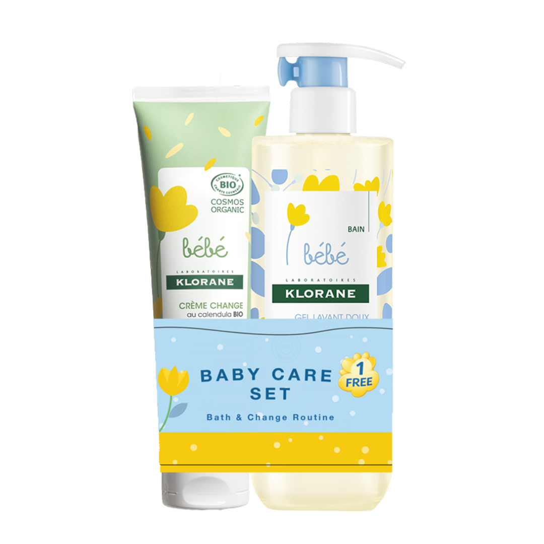 Klorane Baby Certified Organic Change Cream Buy 1 Get Free 500ml Gentle Foaming Gel