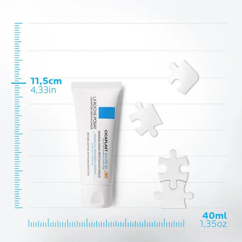 La Roche-Posay Cicaplast Baume B5+ SPF 50 – 40 ml Skin Repair & Sun Protection Balm-3