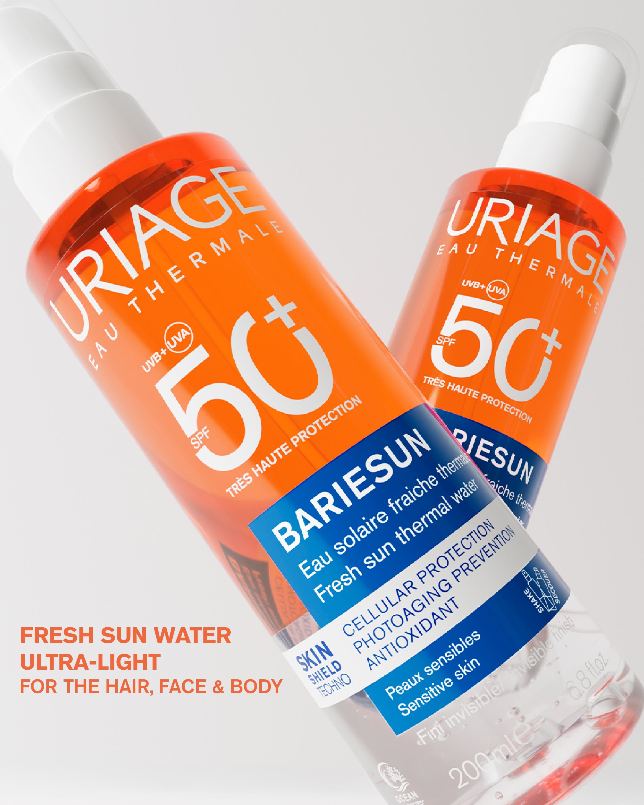 Uriage Bariésun Fresh Sun Thermal Water Hair & Body Mist SPF50+ 200ml