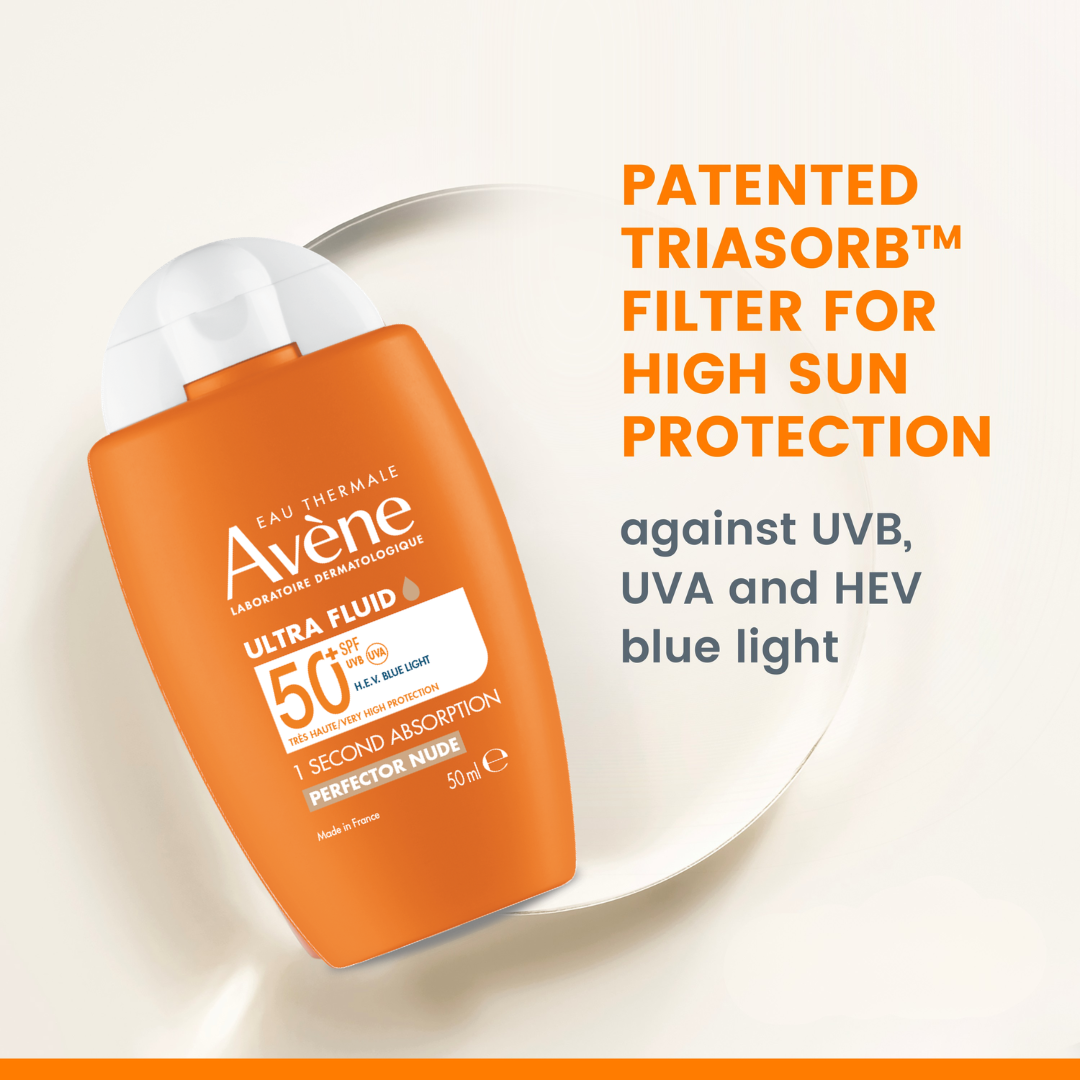 Avene Ultra Fluid SPF50 50ml + Avene Sun Care Spray SPF50 200ml + Avene After-Sun Restorative Lotion 400ml Get Free Tote Bag – Sun Protection Set