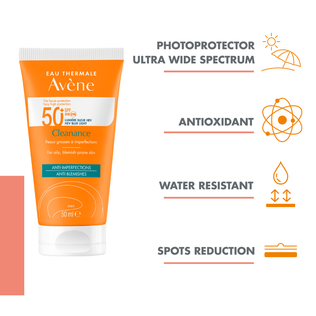Avene Cleanance 50ml + Avene After-Sun Restorative Lotion 400ml + Avene Eau Thermale 300ml + Free Sea Safe & Sun Tote Bag – Complete Sun & Skincare Set